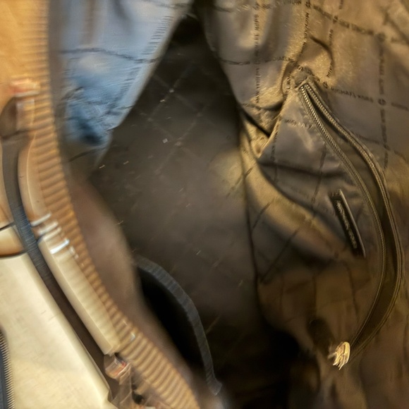 Michael Kors Large Jet Set Satchel + Matching Wallet Bundle – Black MK Logo - Picture 3 of 3